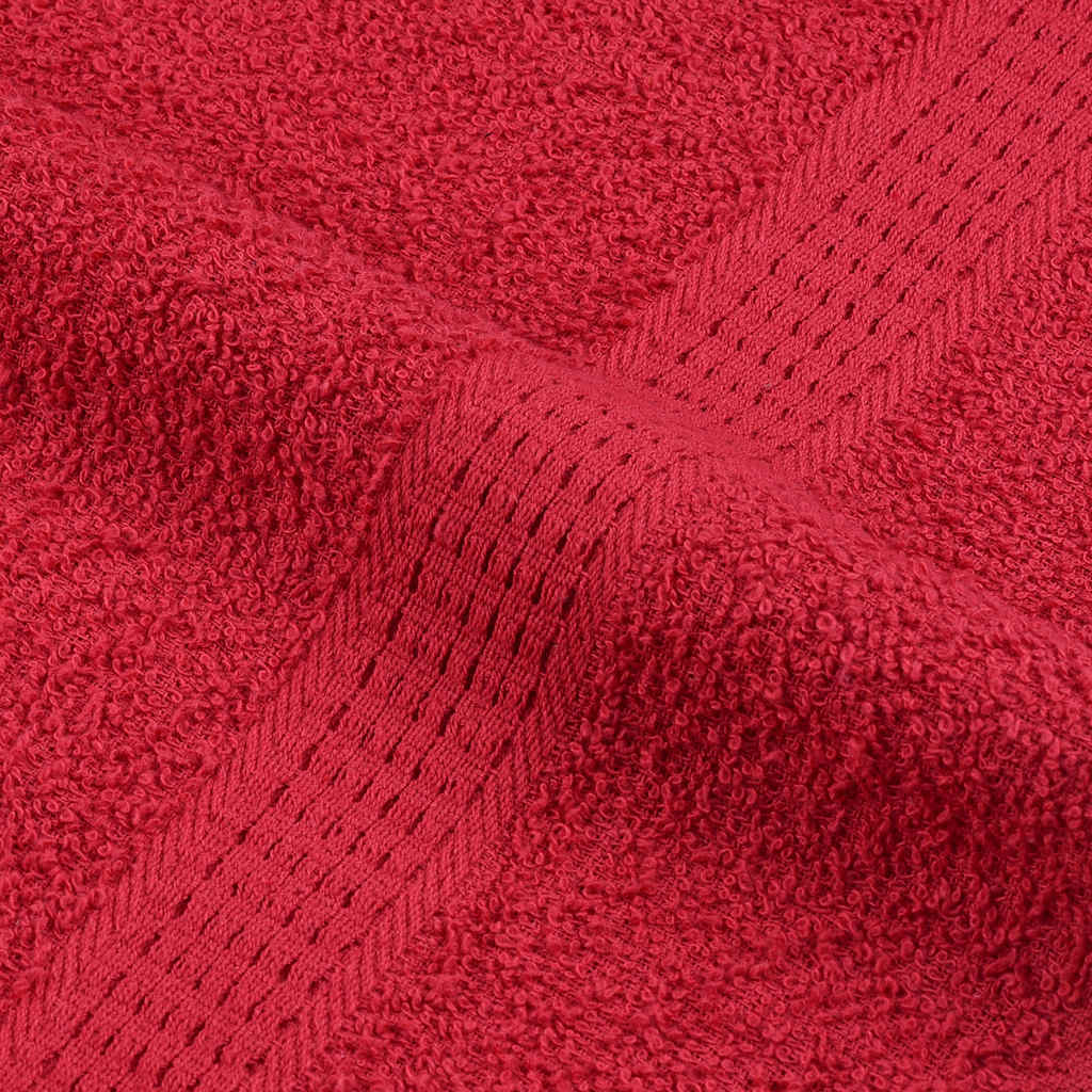 gæstehåndklæder FROGN 10 stk. rød 30x50 cm 360 gsm