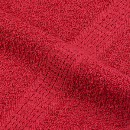 håndklæder FROGN 10 stk. rød 50x100 cm 360 gsm