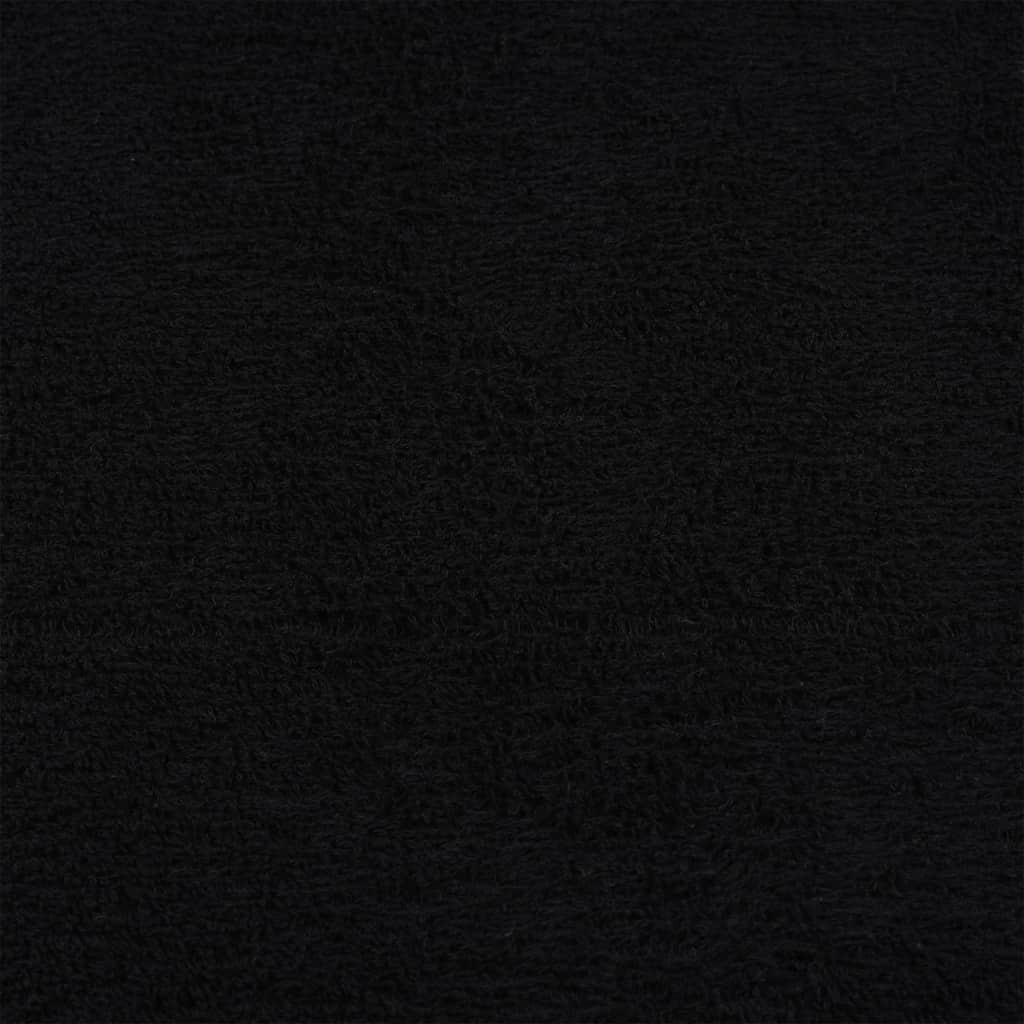 vaskehåndklæder FROGN 2 stk. sort 30x30 cm 360 gsm