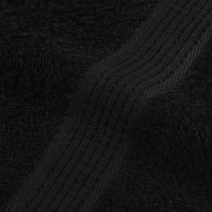 vaskehåndklæder FROGN 4 stk. sort 30x30 cm 360 gsm