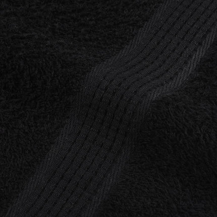 håndklæder FROGN 2 stk. sort 50x100 cm 360 gsm