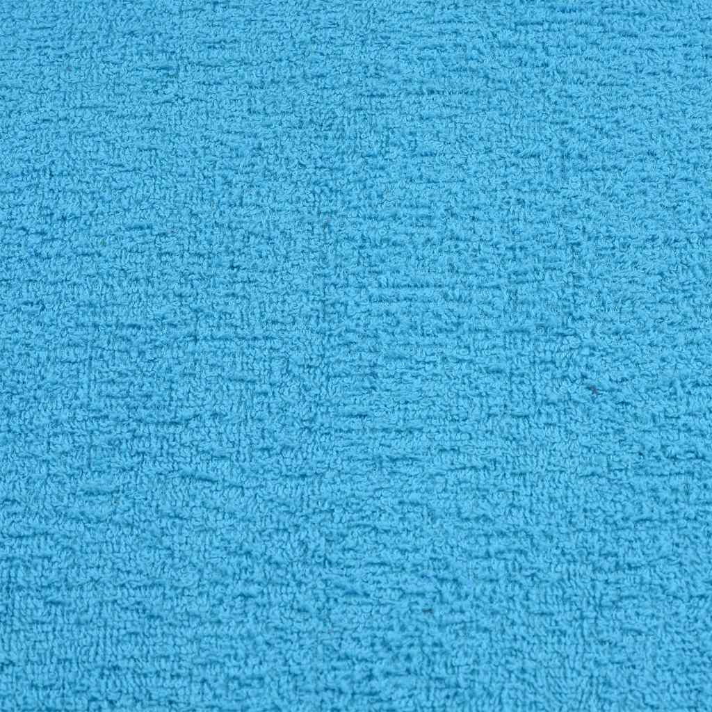 vaskehåndklæder FROGN 4 stk. turkis 30x30 cm 360 gsm