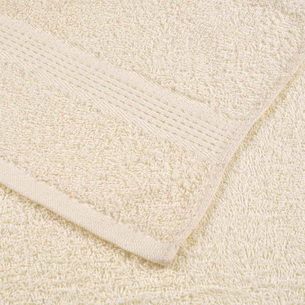 vaskehåndklæder FROGN 10 stk. cremefarvet 30x30 cm 360 gsm