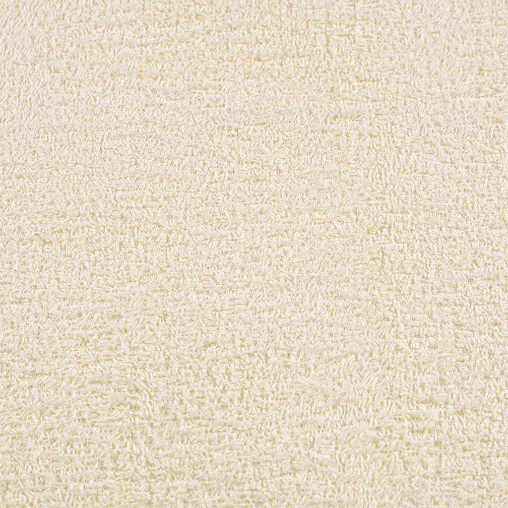 håndklæder FROGN 2 stk. cremefarvet 50x100 cm 360 gsm