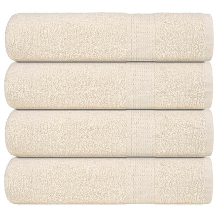 badehåndklæder FROGN 4 stk. cremefarvet 100x150 cm 360 g/m²