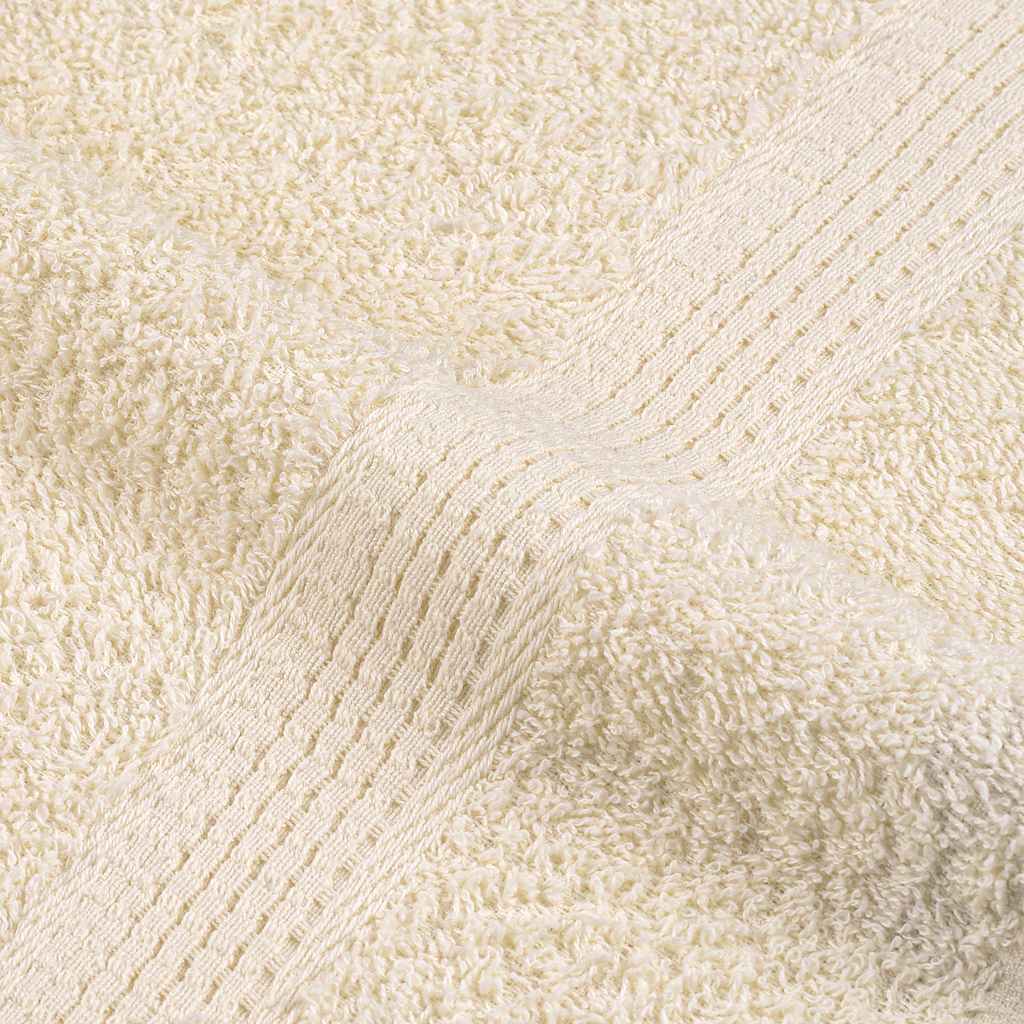 håndklæder FROGN 4 stk. cremefarvet 100x200 cm 360 g/m²