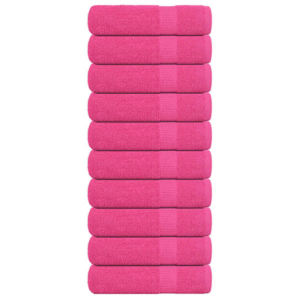 badehåndklæder FROGN 10 stk lyserød 70x140 cm 360 gsm