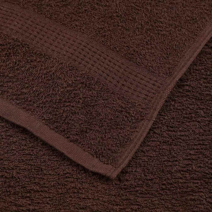8-delt håndklædesæt FROGN brun 360 gsm