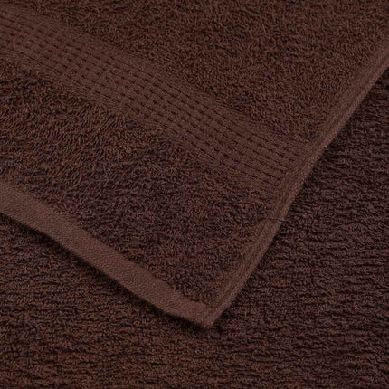 12-delt håndklædesæt FROGN brun 360 gsm