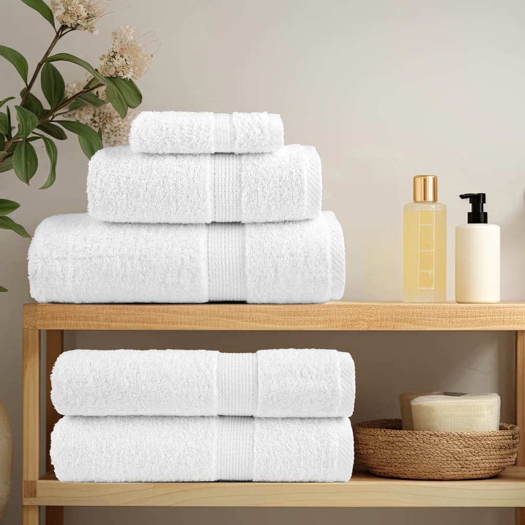 Premium vaskeklude SOLUND 50 stk. hvid 15x21 cm 600 gsm