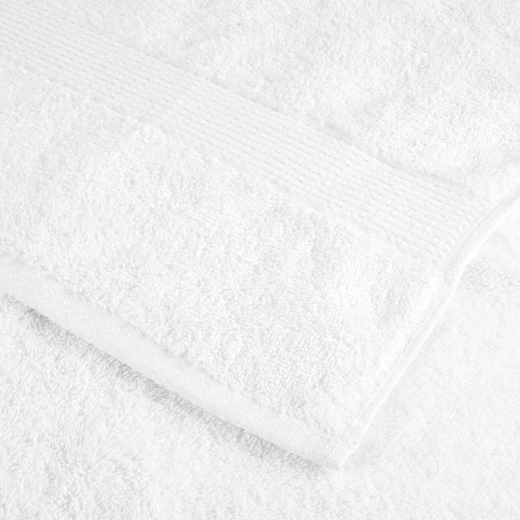 Premium gæstehåndklæder SOLUND 2 stk. hvid 30x50 cm 600 gsm