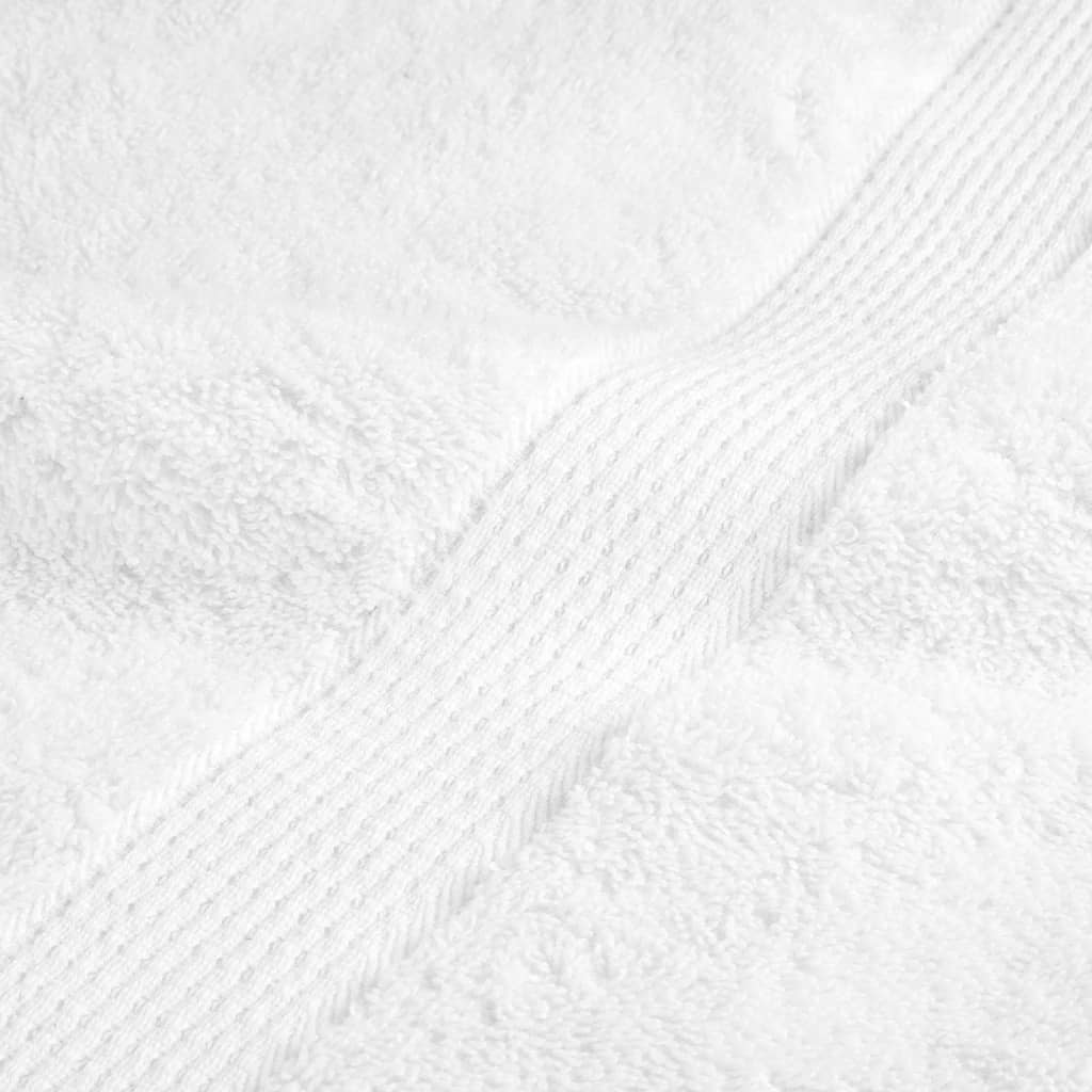 Premium gæstehåndklæder SOLUND 50 stk. hvid 30x50 cm 600 gsm