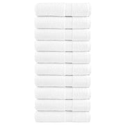 Premium håndklæder SOLUND 10 stk. hvid 50x100 cm 600 gsm