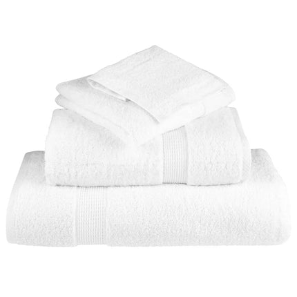 Premium badehåndklæder SOLUND 4 stk. hvid 70x140 cm 600 gsm