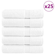 Premium badehåndklæder SOLUND 25 stk. hvid 70x140 cm 600 gsm