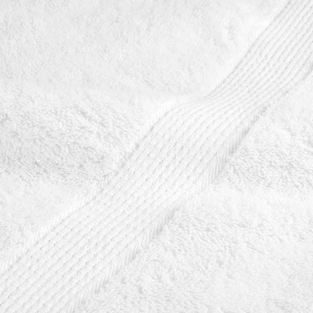 Premium badehåndklæder SOLUND 25 stk. hvid 70x140 cm 600 gsm