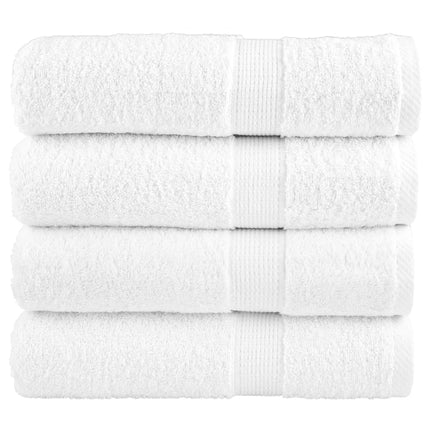 Premium badehåndklæder SOLUND 4 stk. hvid 100x150 cm 600 gsm