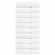 badehåndklæder SOLUND 10 stk. Premium 100x150 cm 600 g/m2 hvid