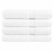 Premium saunahåndklæder SOLUND 4 stk. hvid 80x200 cm 600 gsm