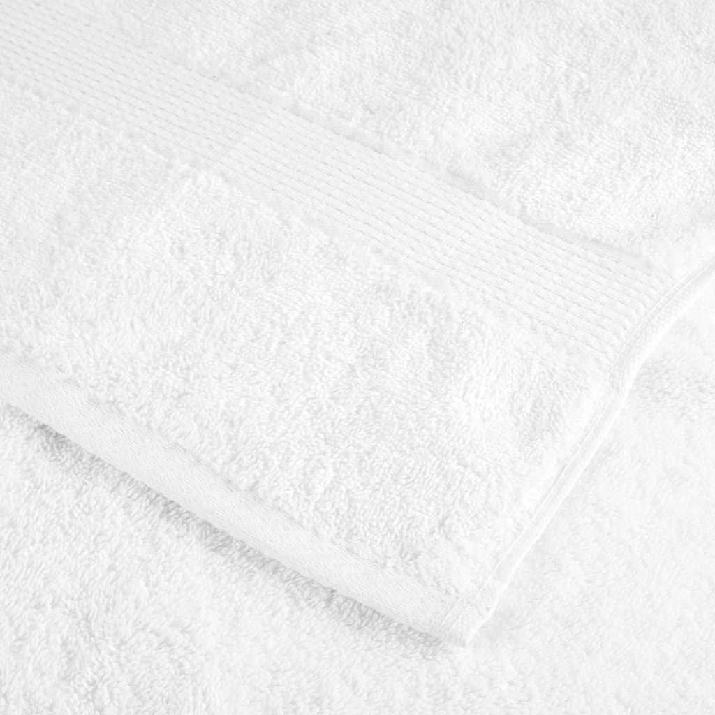 Premium saunahåndklæder SOLUND 50 stk. hvid 80x200 cm 600 gsm