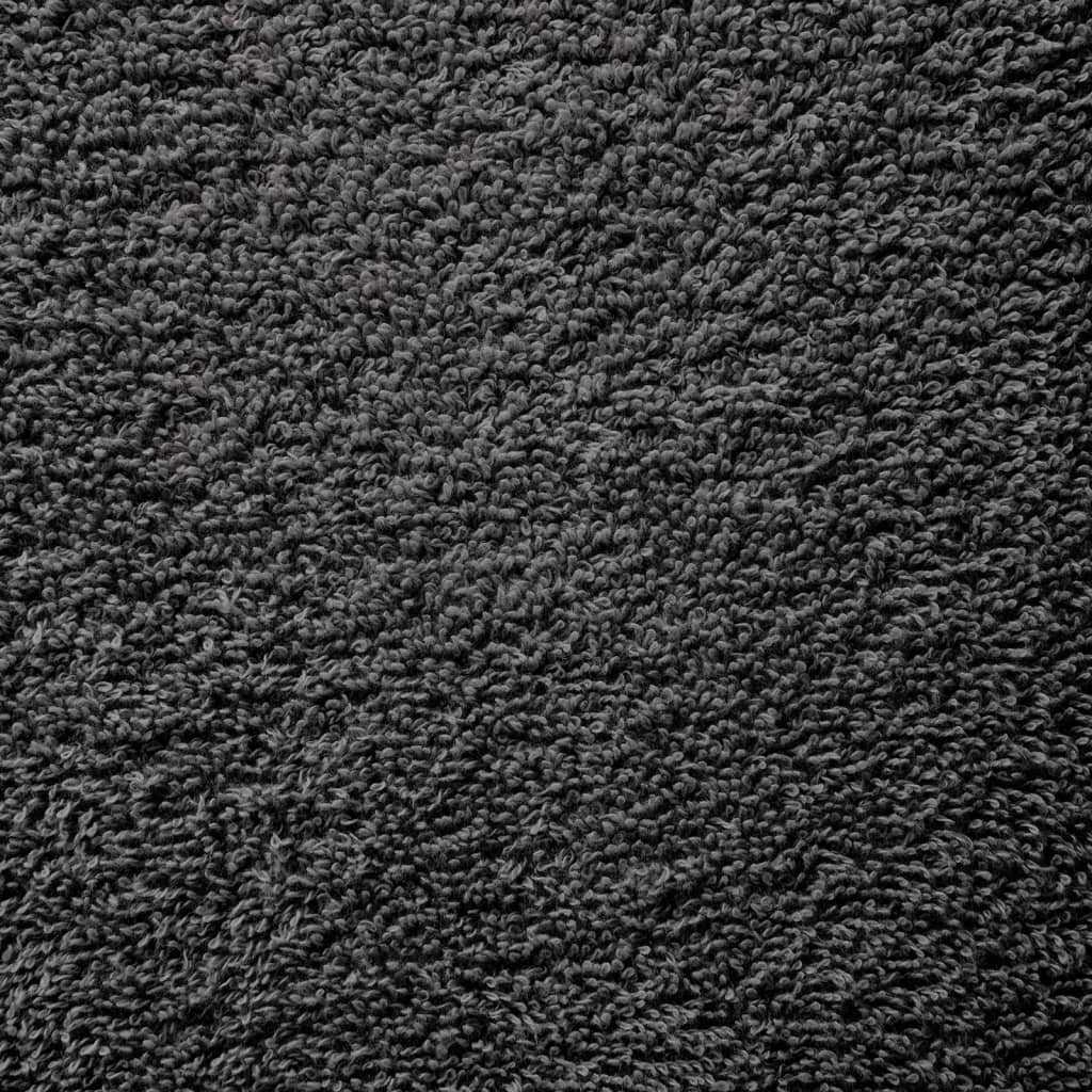 Premium vaskehåndklæder SOLUND 10 stk. antracit 30x30 cm 600 gsm