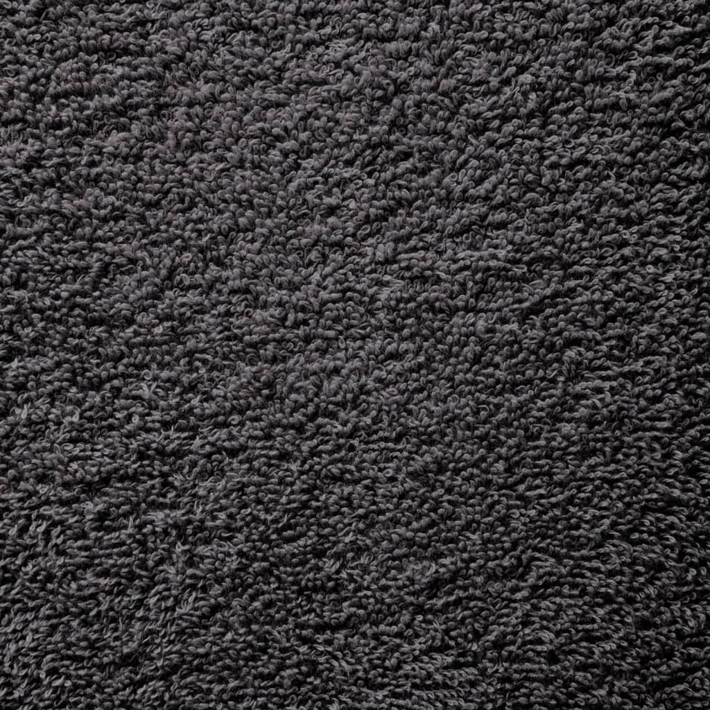 Premium vaskehåndklæder SOLUND 50 stk. antracit 30x30 cm 600 gsm