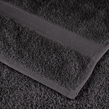 Premium håndklæder SOLUND 2 stk. antracit 50x100 cm 600 gsm