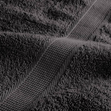 Premium håndklæder SOLUND 50 stk. antracit 50x100 cm 600 gsm