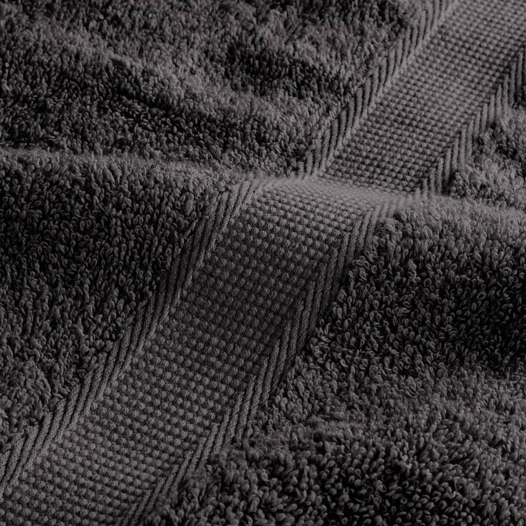 badehåndklæder SOLUND 4 stk. Premium 100x150cm 600g/m2 antracit