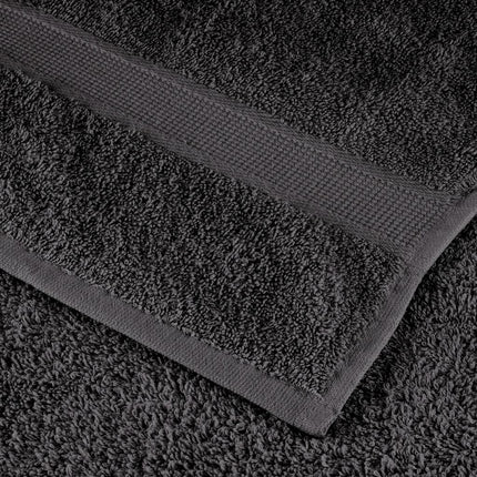Premium håndklæder SOLUND 10 stk. antracit 100x200 cm 600 gsm