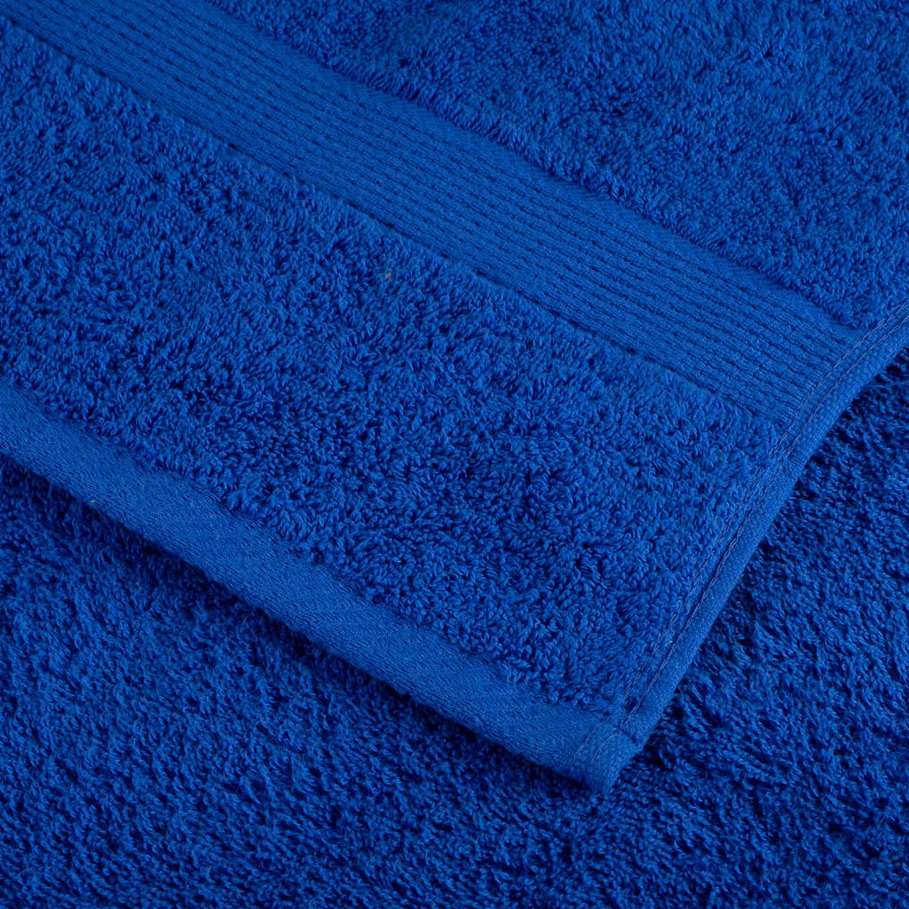 Premium vaskehåndklæder SOLUND 4 stk. blå 30x30 cm 600 gsm