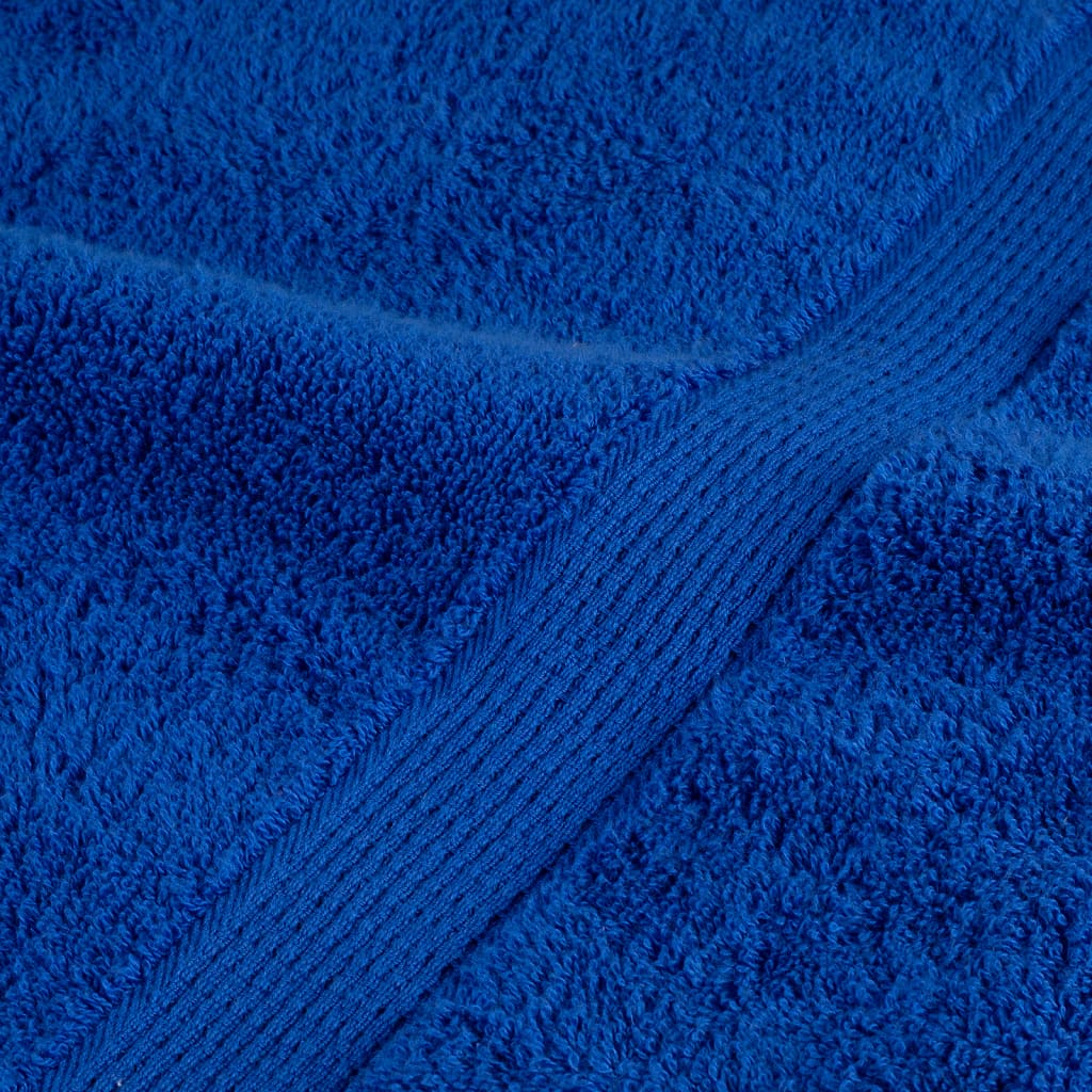 Premium saunahåndklæder SOLUND 10 stk. blå 80x200 cm 600 gsm