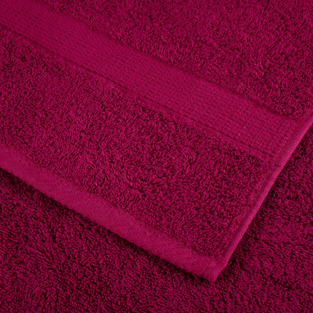 badehåndklæder SOLUND 4 stk. Premium 100x150cm 600g/m2 bordeaux