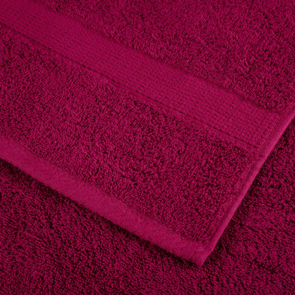 Premium saunahåndklæder SOLUND 4 stk. bordeaux 80x200 cm 600 gsm