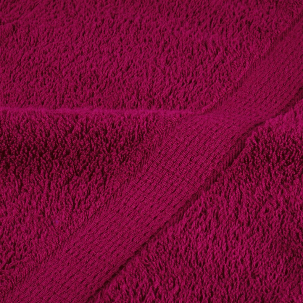 Premium saunahåndklæder SOLUND 4 stk. bordeaux 80x200 cm 600 gsm