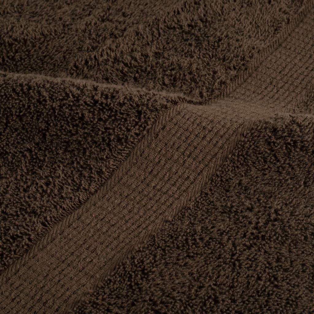 badehåndklæder SOLUND 2 stk. Premium 100x150 cm 600 g/m2 brun