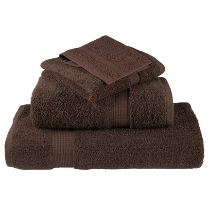 Premium badehåndklæder SOLUND 4 stk. brun 100x150 cm 600 gsm