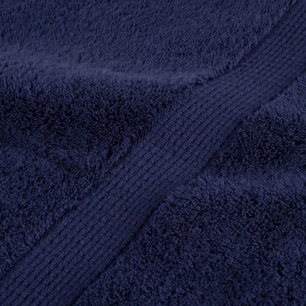 Premium vaskehåndklæder SOLUND 2 stk. marineblå 30x30 cm 600 gsm