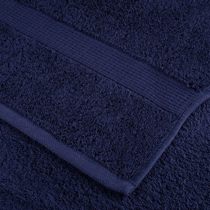 Premium gæstehåndklæder SOLUND 10 stk. marineblå 30x50 cm 600 gsm
