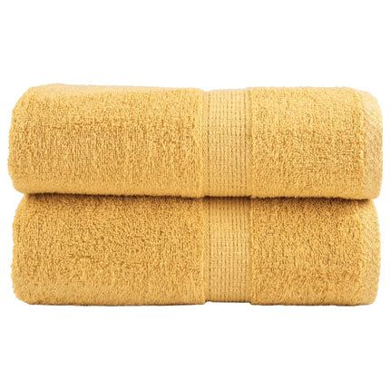 Premium vaskehåndklæder SOLUND 2 stk. guld 30x30 cm 600 gsm