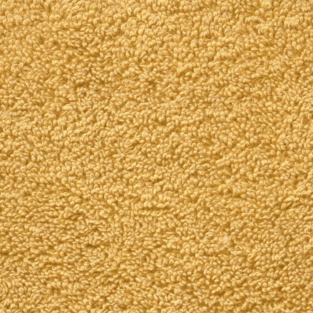 Premium vaskehåndklæder SOLUND 4 stk. guld 30x30 cm 600 gsm