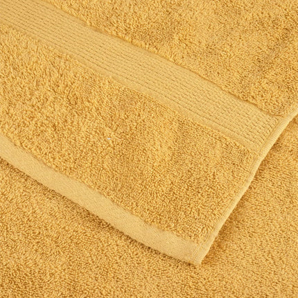 Premium vaskehåndklæder SOLUND 10 stk. guld 30x30 cm 600 gsm