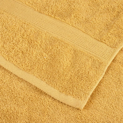 Premium badehåndklæder SOLUND 4 stk. guld 100x150 cm 600 gsm