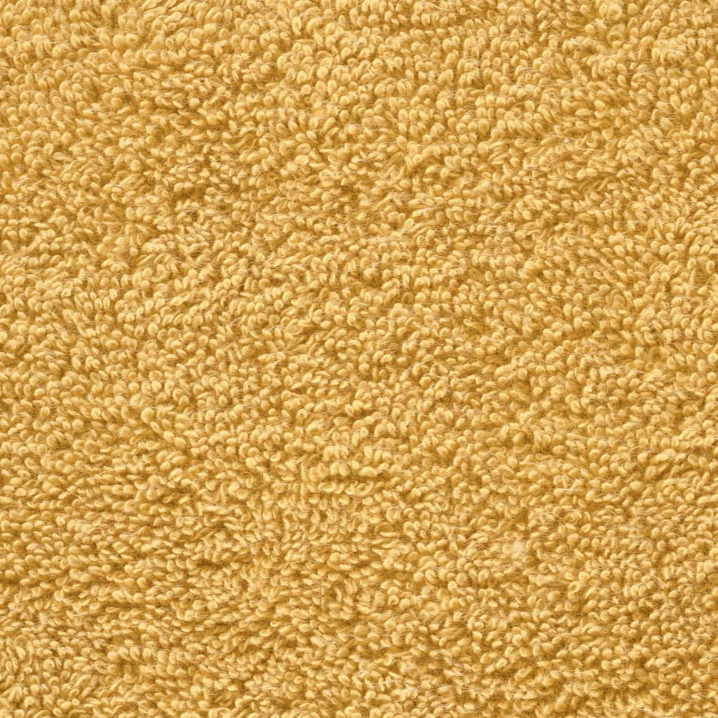 Premium håndklæder SOLUND 2 stk. guld 100x200 cm 600 gsm