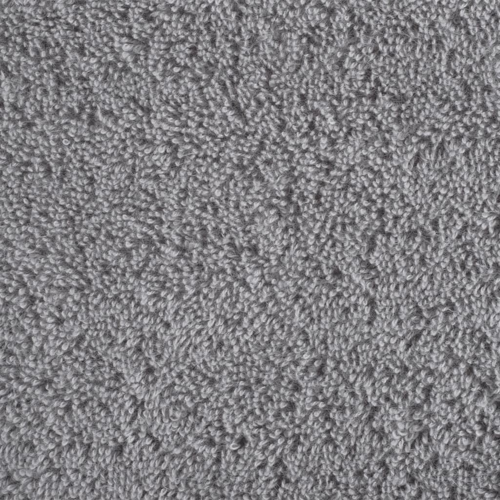 Premium håndklæder SOLUND 10 stk. grå 50x100 cm 600 gsm