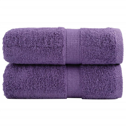 Premium vaskehåndklæder SOLUND 2 stk. lilla 30x30 cm 600 gsm