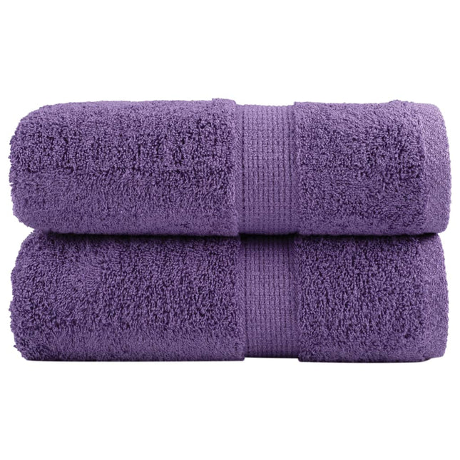 gæstehåndklæder SOLUND 2 stk. Premium 30x50 cm 600 g/m2 lilla
