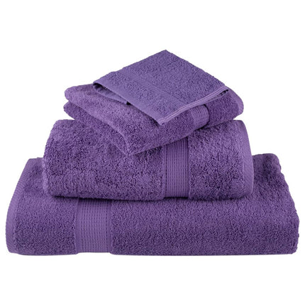 håndklæder SOLUND 10 stk. Premium 50x100 cm 600 g/m2 lilla
