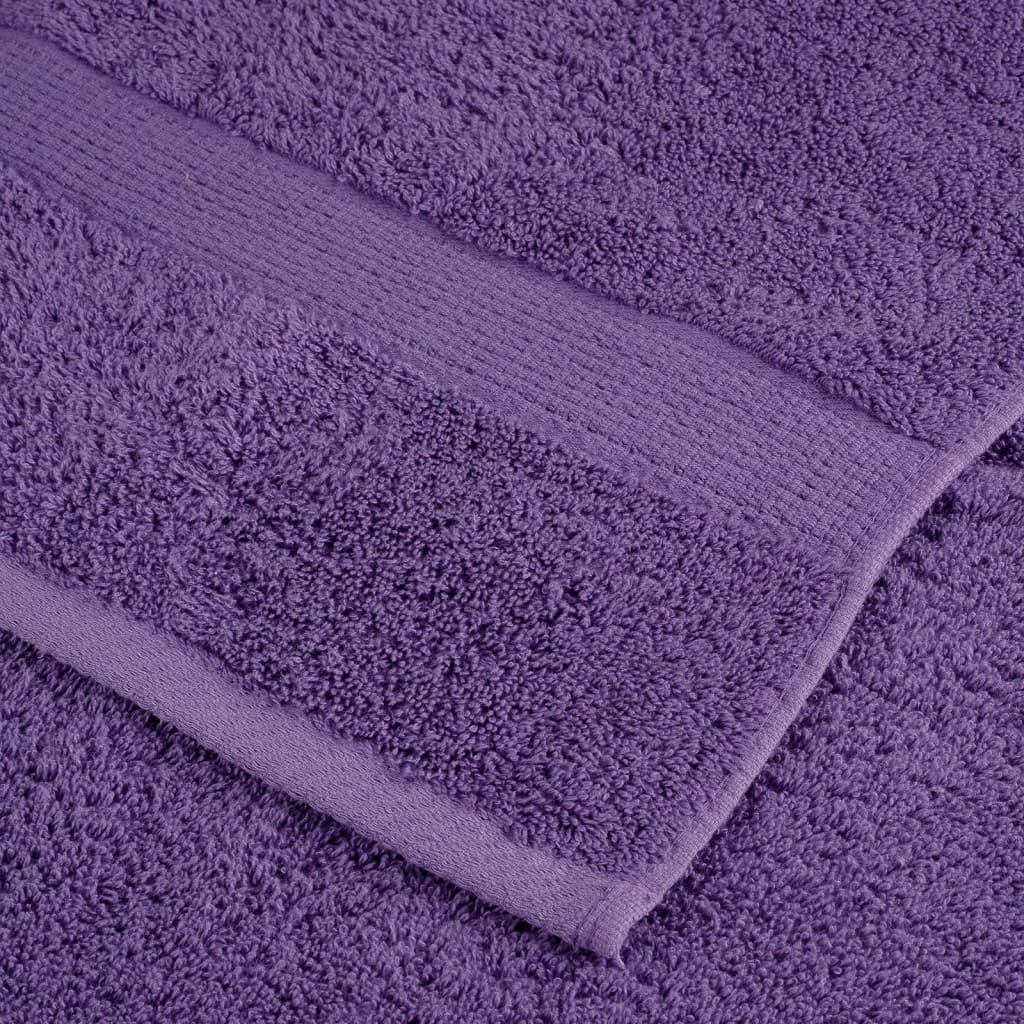håndklæder SOLUND 10 stk. Premium 50x100 cm 600 g/m2 lilla