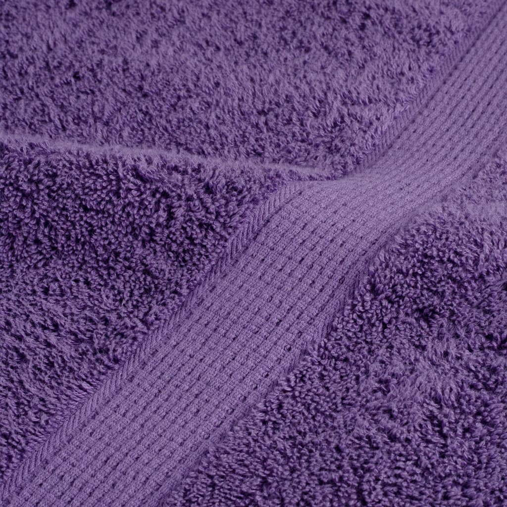 håndklæder SOLUND 10 stk. Premium 50x100 cm 600 g/m2 lilla